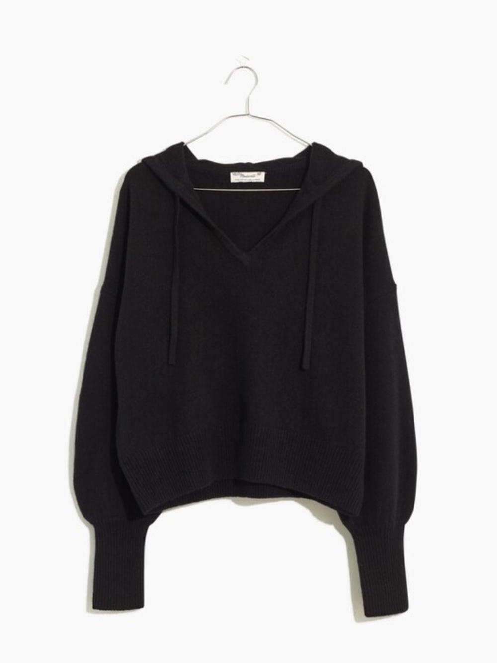 Madewell M (Re)sourced Cashmere Allendale Hoodie Sweater